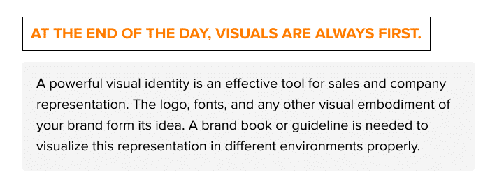what is visual identity